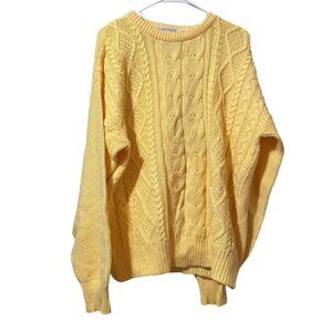 Lord Jeff Sweater Mens Size Large Knit Made in USA  All Cotton Vintage Classic